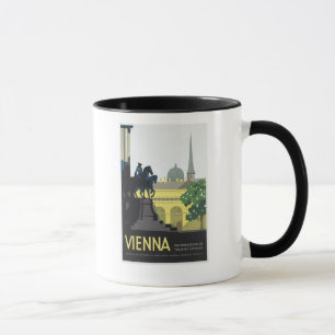 ヴィエナオーストリアヴィンテージトラベルコーヒーマグ マグカップ