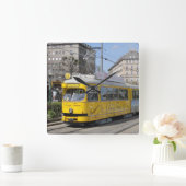 ヴィエナリングや輪トラム スクエア壁時計 (ホーム)