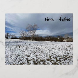 ヴィエナ – アウストリア 箔シーズンポストカード
