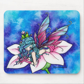 ヴィエラの妖精のファンタジーの花 マウスパッド