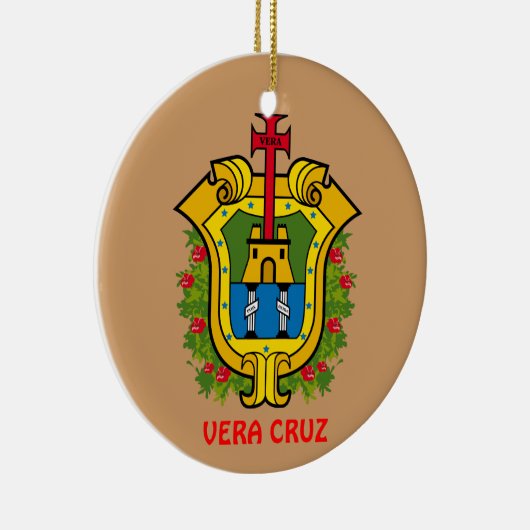ヴィエラCruzのメキシコのカスタムなクリスマスのオーナメント セラミックオーナメント (右)