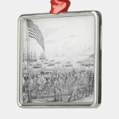 ヴィエラCruz、メキシコの軍隊の着陸 メタルオーナメント (左)