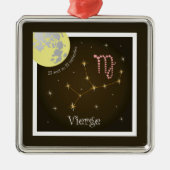 ヴィエルジュ23青au23年9月オーナメント メタルオーナメント (正面)