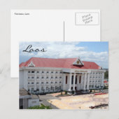 ヴィエンチャンの建築 ポストカード (正面/裏面)