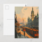 ヴィエンナのクラシックな冬のポストカード ポストカード (正面/裏面)