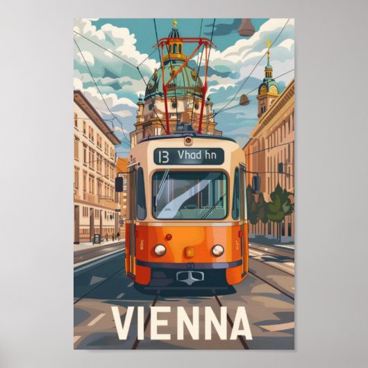 ヴィエンナオーストリアファウンテージトラベルプレイス ポスター (正面)