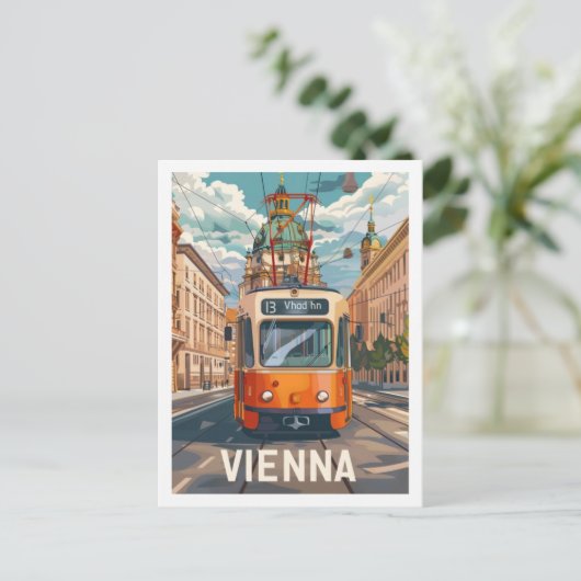 ヴィエンナオーストリアファウンテージトラベルプレイス ポストカード (スタンド正面)