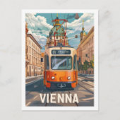 ヴィエンナオーストリアファウンテージトラベルプレイス ポストカード (正面)