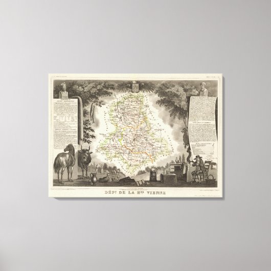 ヴィエンヌ省 キャンバスプリント (正面)