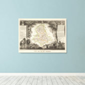 ヴィエンヌ省 キャンバスプリント (インサイチュ (ウッドフロア))