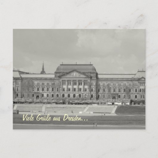 ヴィエールグルセハウスドレスデン… ポストカード (正面)