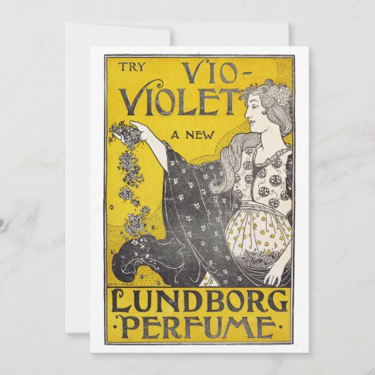 ヴィオバイオレット香水ファインアート シーズンカード (正面)