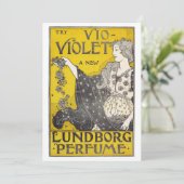 ヴィオバイオレット香水ファインアート シーズンカード (スタンド正面)