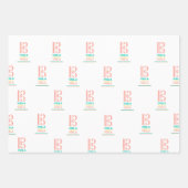 ヴィオラアルトクレフ、 音符記号ラッピング紙 ラッピングペーパーシート (正面2)