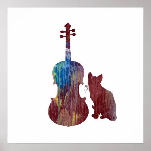 ヴィオラキャットアート ポスター (正面)