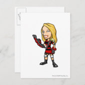 ヴィオラクラーク島スタッフプレーヤー ポストカード (正面/裏面)