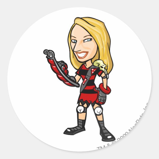 ヴィオラクラーク島スタッフプレーヤー ラウンドシール (正面)