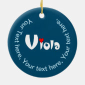 ヴィオラスモールハート セラミックオーナメント (裏面)