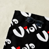 ヴィオラスモールハート ビーチタオル (インサイチュ)