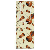 ヴィオラバイオリンミュージック先生ミュージシャン ワインギフトバッグ (正面)