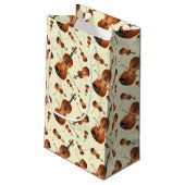 ヴィオラヴァイオリン音楽先生ミュージシャン スモールペーパーバッグ (裏面アングル)