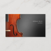 ヴィオラ先生プロフェッショナルミュージシャングレイ 名刺 (裏面)