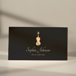 ヴィオラ先生金ゴールドプロフェッショナル 名刺