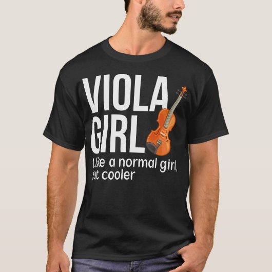 ヴィオラ女子の定義 ヴィオラ奏者 ヴィオリスト ヴィオラ Tシャツ (正面)