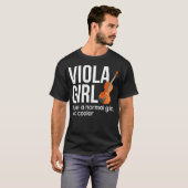ヴィオラ女子の定義 ヴィオラ奏者 ヴィオリスト ヴィオラ Tシャツ (正面フル)