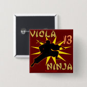 ヴィオラ忍者 缶バッジ (正面&裏面)