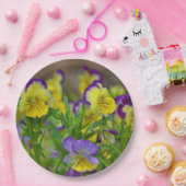 ヴィオラ紙プレート ペーパープレート (パーティー)