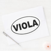 ヴィオラ・ギフト 楕円形シール (封筒)