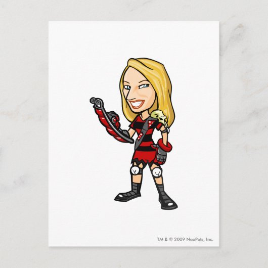 ヴィオラ・クロウク島スタッフプレーヤー ポストカード (正面)