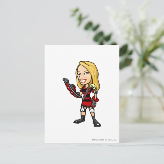 ヴィオラ・クロウク島スタッフプレーヤー ポストカード (スタンド正面)