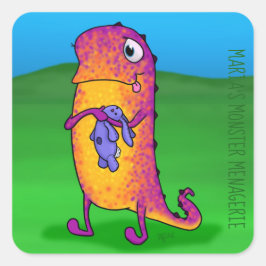 ヴィオラ、ステッカー スクエアシール