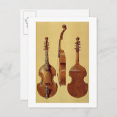 ヴィオラ・ダモア18世紀ミュージカル・インストゥルム ポストカード (正面/裏面)