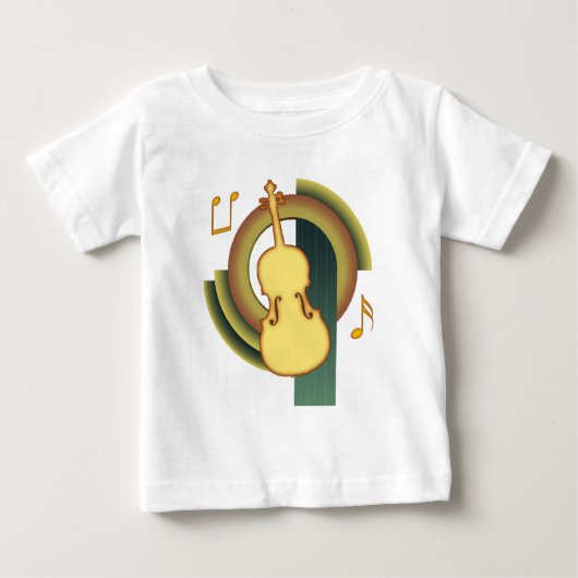 ヴィオラ デコ1 ベビーTシャツ (正面)