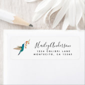 ヴィオリーテアハミングバード差出人住所ラベル ラベル (インサイチュ)