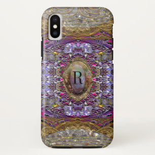 ヴィオレットバイリンビューティフルモノグラム iPhone XSケース