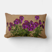 ヴィオレットフローラアート ランバークッション (正面)