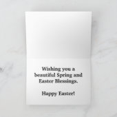 ヴィオレットラージフォントイースターカード シーズンカード (内部)