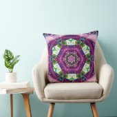 ヴィオレット万華鏡のように千変万化するパターン クッション (椅子)