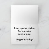 ヴィオレット誕生日カード(大プリント) カード (内部)