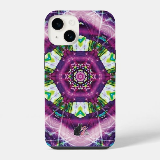 ヴィオレット カレイドスコープ iPhoneケース (裏面)