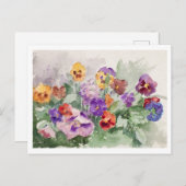 ヴィオレ絵を描ツbyマリア・ウィック ポストカード (正面/裏面)