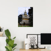 ヴィクスターブ教会 ポスター (ホームオフィス)