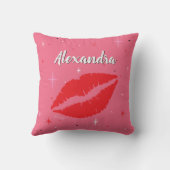 ヴィクセンのトナカイの精神の動物クリスマスピンク クッション (裏面)