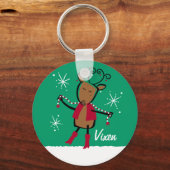 ヴィクセントナカイカスタムアキーチェーン キーホルダー (正面)