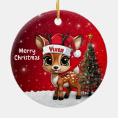 ヴィクセン ベイビー シカ🦌 🎄 セラミックオーナメント (裏面)