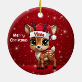 ヴィクセン ベイビー シカ🦌 🎄 セラミックオーナメント (裏面)